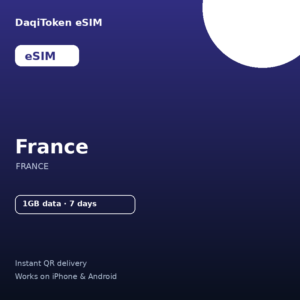 France eSIM - 1GB / 7 Days