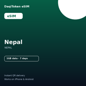 Nepal eSIM - 1GB / 7 Days