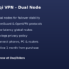 vpn-40-detail Daqi VPN - Dual Node (1 Month)